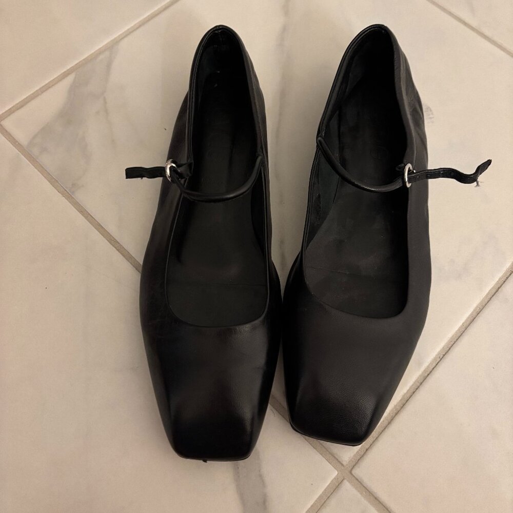 Aeyde Square Toe Ballet Flats